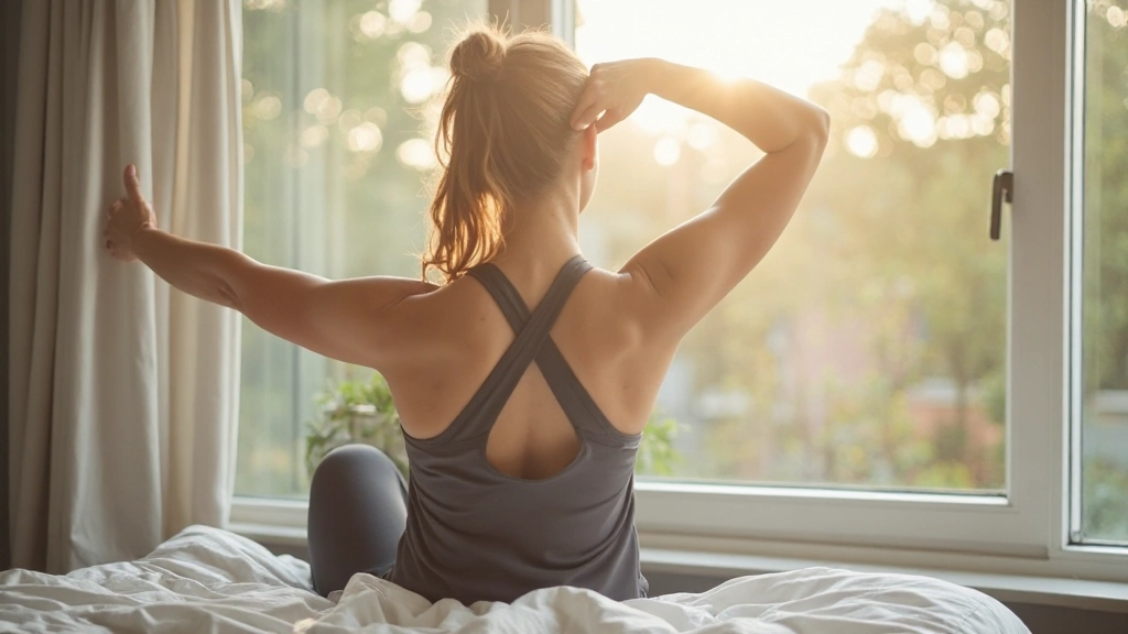 Professionele foto van iemand die een succesvolle ochtendroutine uitvoert